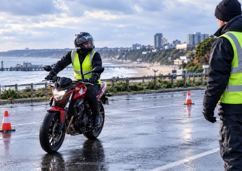 Winter Motorcycle Tests In Dorset