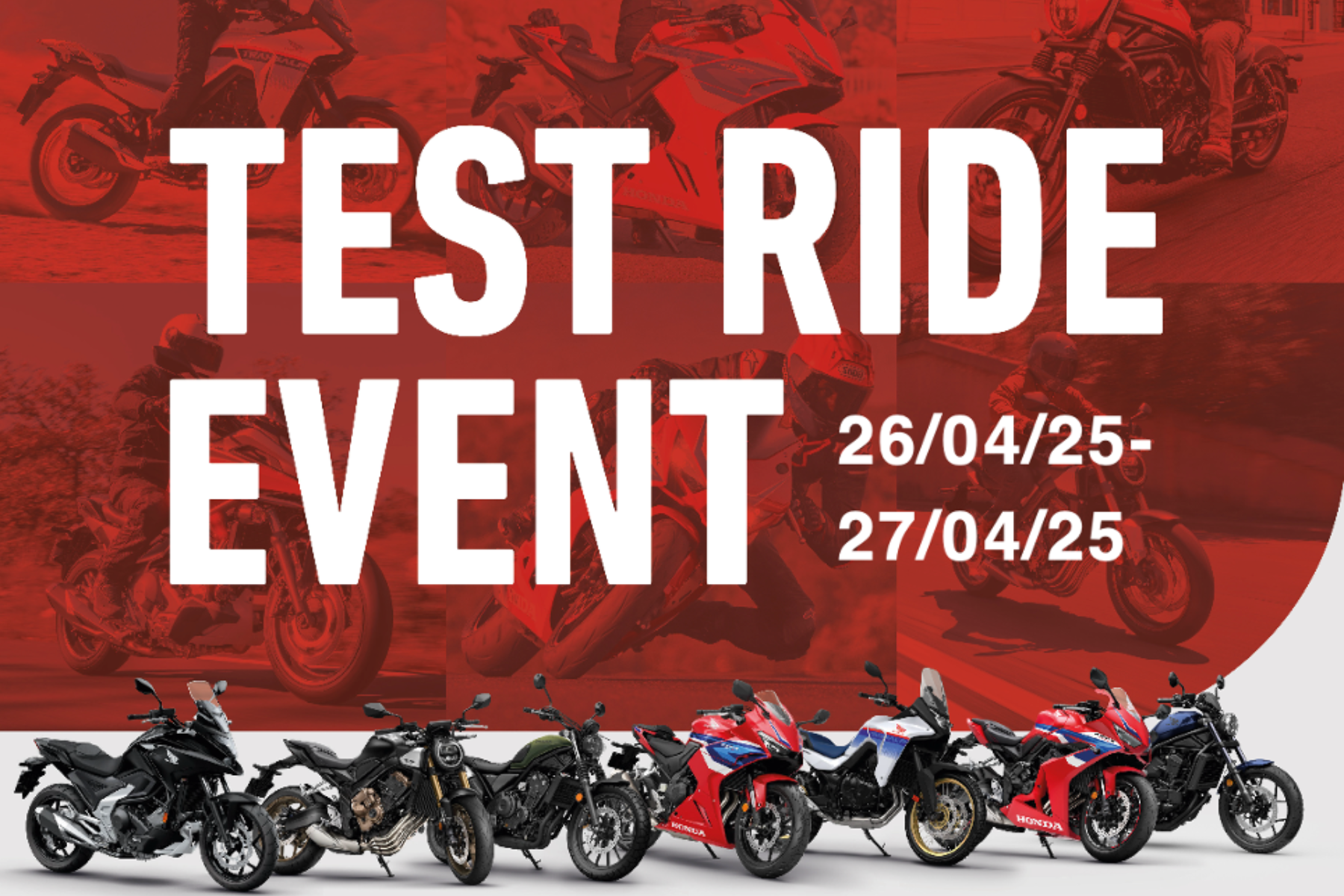 Discover the World of Motorcycling at Our April Test Ride Event!