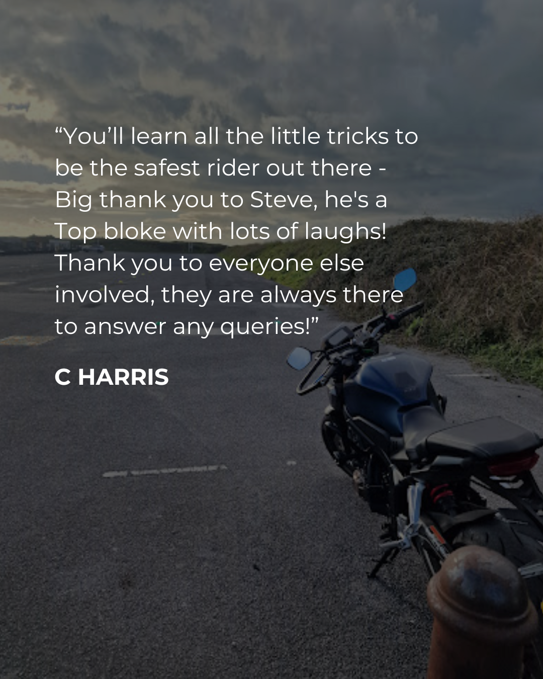 Motorcycle Training in Dorset | Customer Reviews and Success Stories